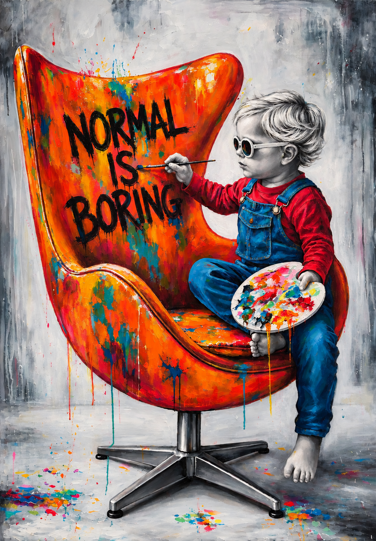 "Normal is boring"